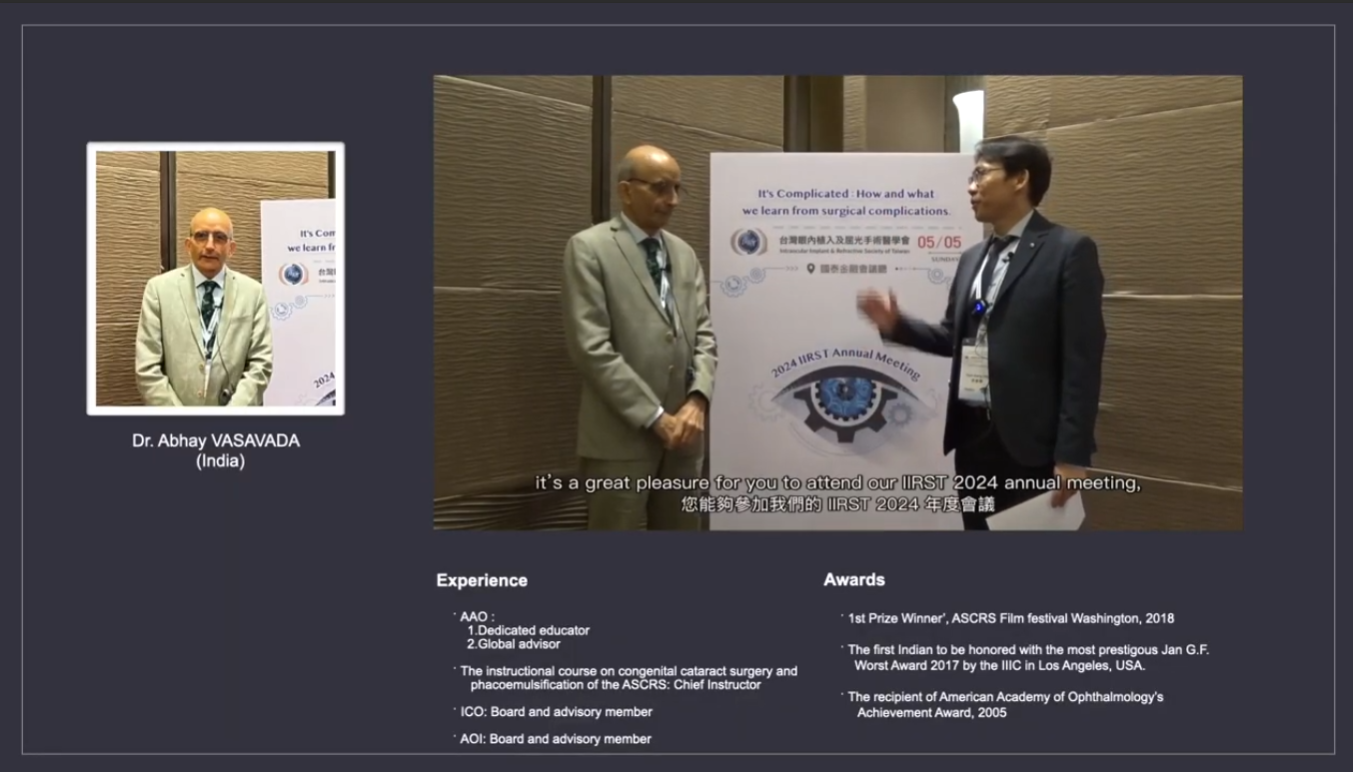 2024 Intraocular Implant & Refractive Society of T